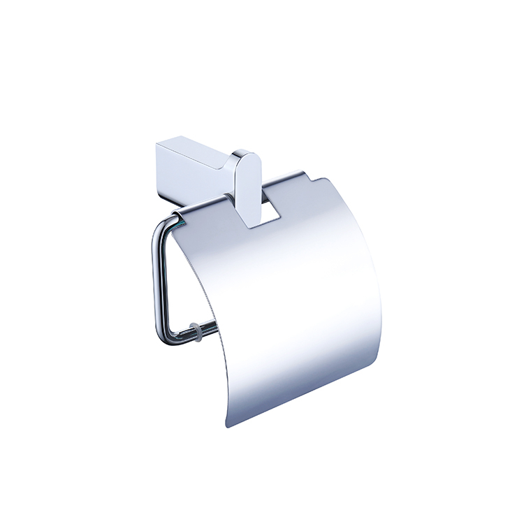 New Design Chrome Toilet Paper Holder Wall Mounted Tissue Holder Modern Bathroom Accessories