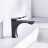 Brass Black Bathroom Basin Faucet Custom Design Deck Mounted Wash Water Sink Mixer Sanitary Ware