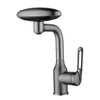 Luxury Single Handle Basin Mixer 360 Degree Gun Grey SUS Single Handle Bathroom Basin Faucet