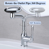 4 Functions Stainless Steel Single Handle One Hole Water Bathroom Basin Faucet Lavatory Mixer Tap 
