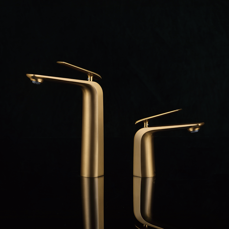 Modern Gold Design Hot Cold Water Basin Faucet Good Quality Basin Tap
