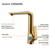 Luxury Brushed Gold Single Lever Deck Mounded Basin Mixer Kitchen Faucet