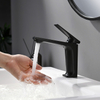 Kaiping Supplier Single Handle Matt Black Basin Mixer Brass Wash Mixer Tap Deck Mount Bathroom Faucet
