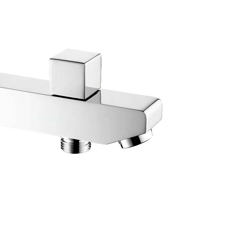 Chrome Basin Faucet Spout Wall Bathtub Brass Bath Spout Bathroom Fittings Replacement 