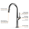 Gun Grey Pull Down Kitchen Faucets Hot and Cold Water Single Handle Sink Water Mixer Tap