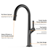 Black Single Handle Deck Mounted Sink Pull Down Kitchen Faucets 