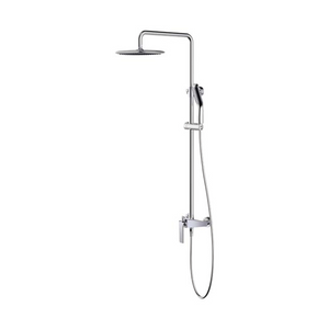 Bathroom Wall Mounted Rainfall Gold Finish Shower mixer Two Function Shower Set