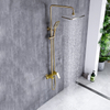 Kaiping Gockel Top Spray Rainfall Brass Wall Mount Tub Faucet With Hand Shower Set Rain Shower Set