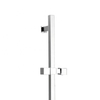 Adjustable Chrome Hand Shower Holder Sliding Bar Wall Mounted Brass Square Shower Slide Bars