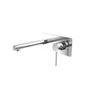 Kaiping Manufacturer Chrome Concealed Basin Mixer Wall Mounted Single Handle Bathroom Basin Faucet 