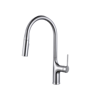 Single Lever Single Handle Chrome Plating Pull Down Sink Kitchen Faucet
