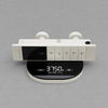 Expoesed Piano Keys LED Brass White Thermostatic Bathroom Shower Set