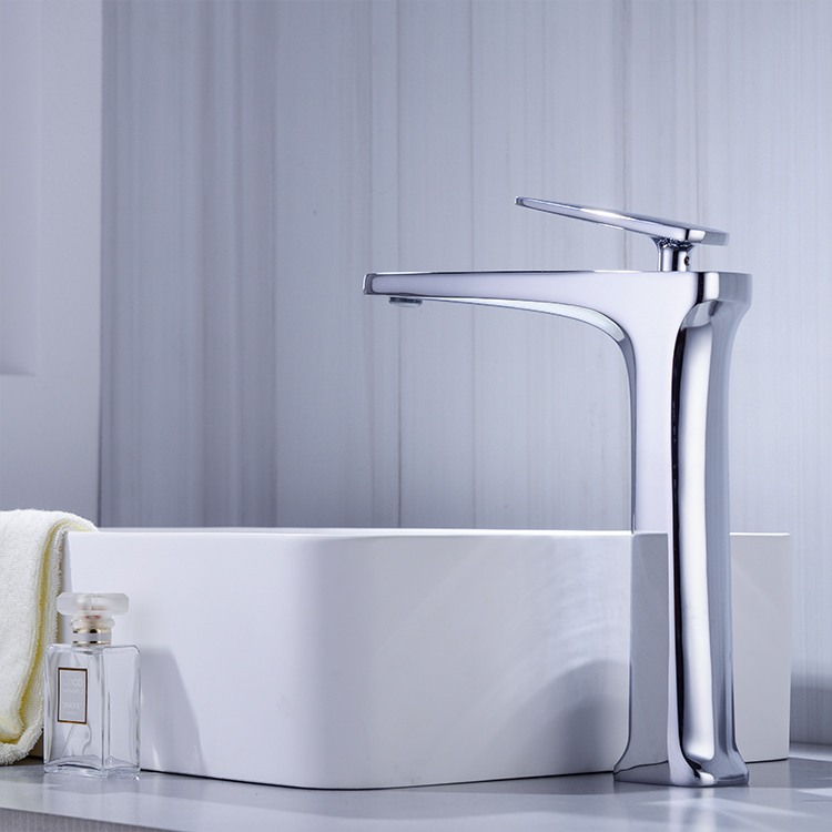 China Factory High Quality Water-saving Single Handle Bathroom Faucet Mixer Basin Sink Tap