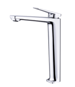 Modern Single Hole Deck Mounted Brass Single Handle Chrome Bathroom Basin Faucet