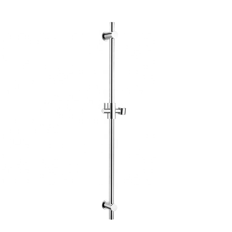 Round Support Shower Slider Bar Bathroom Accessories Brass Sliding Bar 