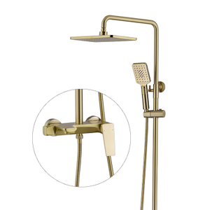 Kaiping Sanitary Ware Factory Golden Rain Bathroom Faucet Shower Set