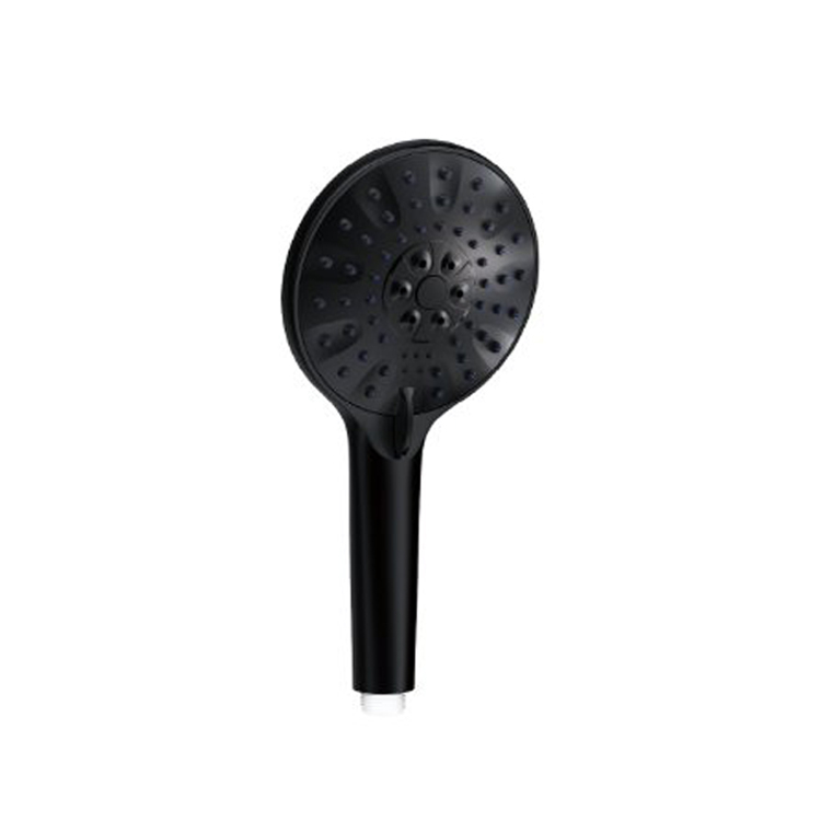 Factory Price Bathroom Accessories 3 Functions ABS Black Rain Bathroom HandHeld Shower Head 