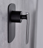 Modern In-wall Concealed Single Function Single Handle Faucet Taps Brass Shower Mixer Valve 