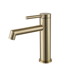 New Design Watermark Single Lever Sink Faucet Hot And Cold Gold Single Hole Bathroom Basin Mixer Taps