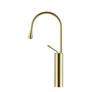 Gold Bathroom Faucet for Sink Waterfall Bathroom Faucet Single Handle Lavatory Vanity Basin Mixer Tap