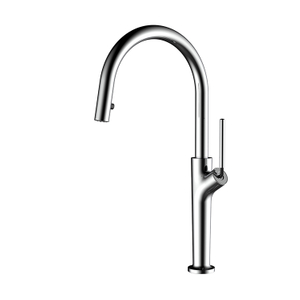 360 Degree Rotation Flexible Hose Pull Down Kitchen Faucet Sanitary Copper Single Handle Sink Tap