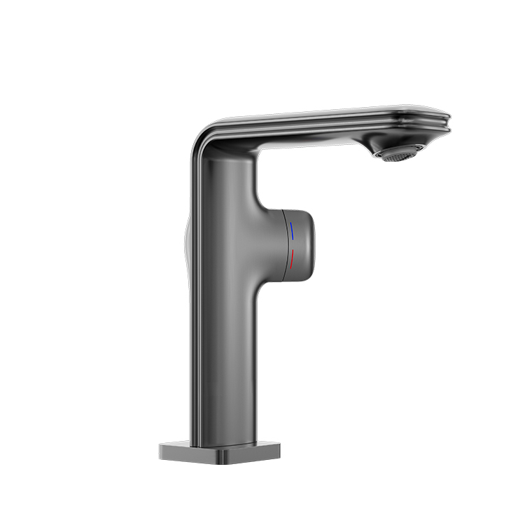 Factory Supplier Vessel Bathroom Basin Faucet Mixer Deck Mounted Single Handle Brass Vanity Water Tap Sink Faucet