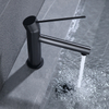New Design Gun Grey Brass Single Lever Deck Mounted Bathroom Sink Mixer Tap Wash Mixer Faucet