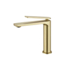Modern Brushed Gold Single Handle One Hole Basin Faucet Bathroom Mixer