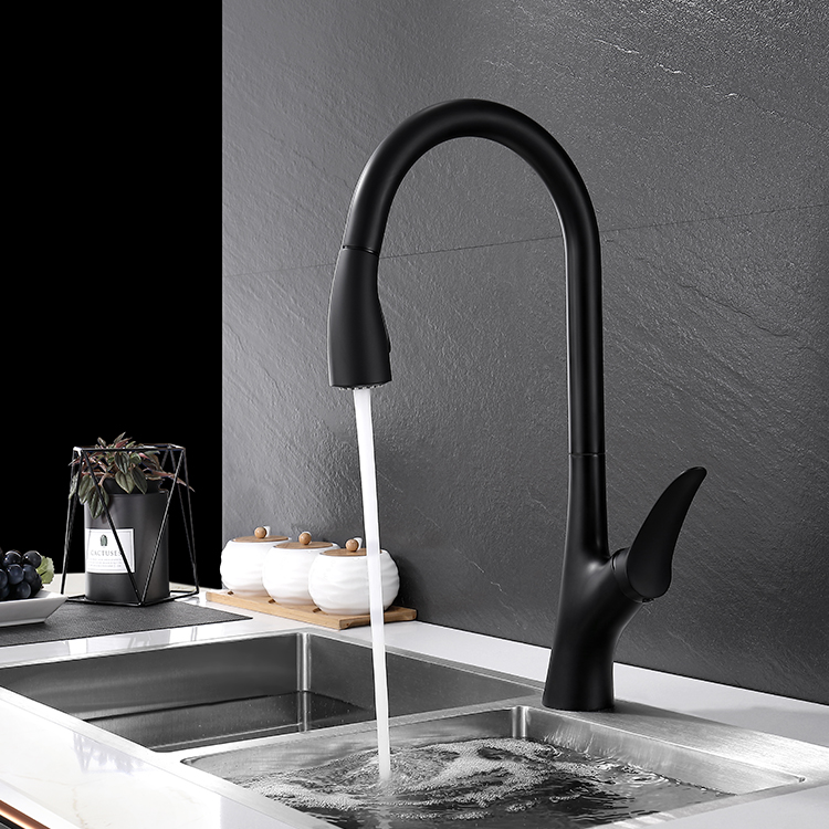 Black Pull Out Kitchen Faucets Sink Faucet Pull Down Single Handle Kitchen Mixer Kitchen Taps
