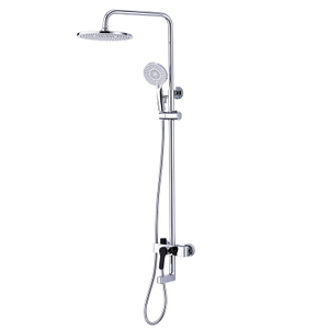 Hot Selling China Single Handle ABS Head Shower Column Rainfall Bathroom Shower Faucet Set