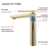 China Supplier Zirconium Gold Single Lever Hot and Cold Water Tall Wash Mixer Tap Bathroom Basin Faucet