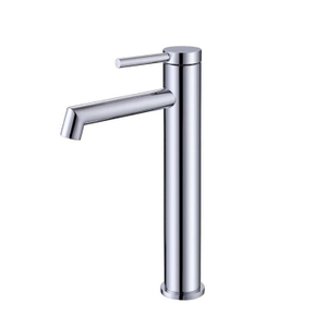 ISO9001 Copper Chrome Bathroom Basin Faucet Deck Mounted Brass Single Handle Watermark Lavatory Sink Mixer Tap