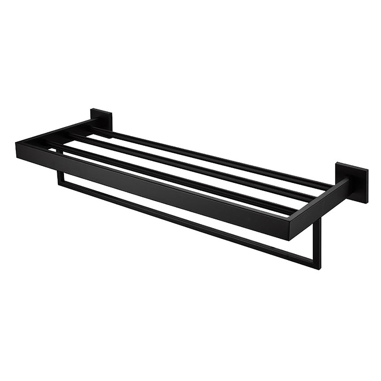 Modern High Quality Stainless Steel Wall Mounted Matte Black Bathroom