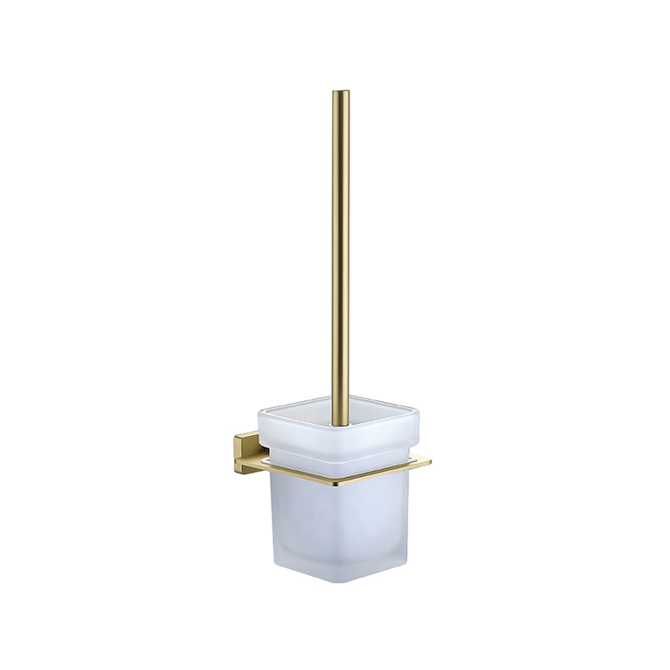 Luxury Wall Mounted Vanity Brass Bath Fittings Hardware Brushed Gold Bathroom Accessories Set