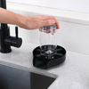 Black Stainless Steel 304 Automatic Cup Washer Glass Rinser Cleaning Tool for Kitchen Sinks Glass Cup
