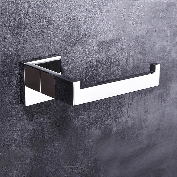 Kaiping Supplier Home Bathroom Accessories Wall Mounted Chrome Roll Paper Tissue Holder