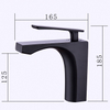 2022 New Design Hot And Cold Water Single Handle Matt Black Wash Mixer Tap Bathroom Basin Faucet
