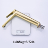 Popular Brushed Gold Tall Vessel Sink Bathroom Faucet Single Hole Lavatory Basin Vanity Mixer Tap