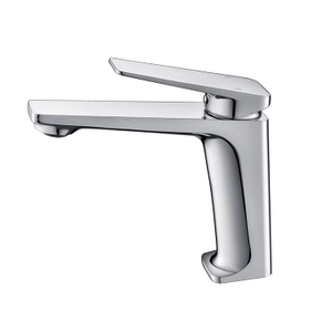 Watermark Deck Mounted Chrome Basin Mixer Brass Single Handle One Hole Bathroom Sink Faucet Tap