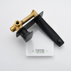 High Quality Copper Matte Black Wall Mounted Concealed Basin Mixer Tap Basin Faucet for Bathroom