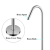 Modern Chrome Brass Spout Tub Filler Floor Freestanding Bath Tub Faucet Bathtub Mixer