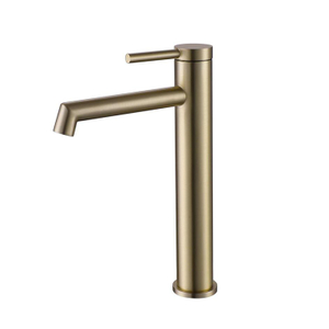 ISO9001 Gold Single Lever Single Handle Bathroom Basin Faucet Hand Wash Mixer Tap 