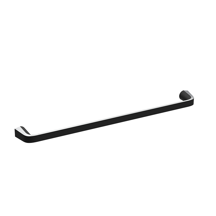 China Manufacturer Bathroom Accessories Wall Mounted Copper Single Towel Bar Towel Rail Rod