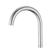 2023 New Design Chrome Single Handle Hot and Cold Water Kitchen Faucets Brass Mixer Tap 