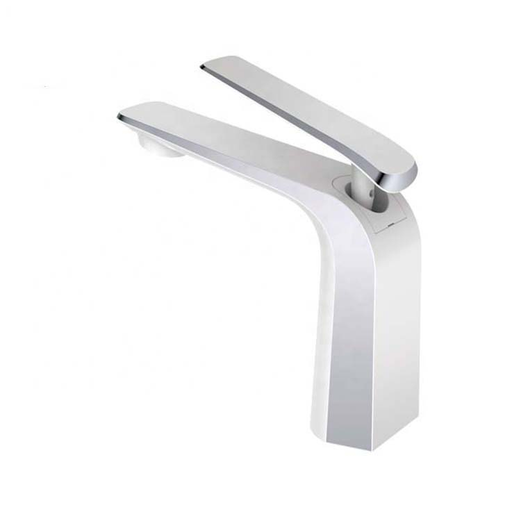 Contemporary Single Hole Sink Water Taps Hot And Cold Wash Bathroom Mixer Polished Brass Basin Faucet