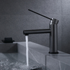 New Design Gun Grey Brass Single Lever Deck Mounted Bathroom Sink Mixer Tap Wash Mixer Faucet