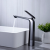 High Quality Deck Mounted Hot And Cold Water Copper Single Handle Tall Basin Faucet For Bathroom