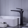 Modren Brass Deck Mount Single Handle Matt Black Lavatory Mixer Tap Basin Faucet for Bathroom