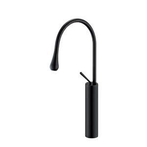 High Quality Black Single Hole Deck Mounted Vanity Water Tap Vessel Sink Faucets for Bathroom