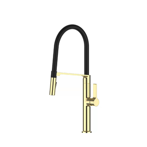 Commercial Single Hole Deck Mounted Brass Pull Out Kitchens Faucet Water Sink Mixer Tap